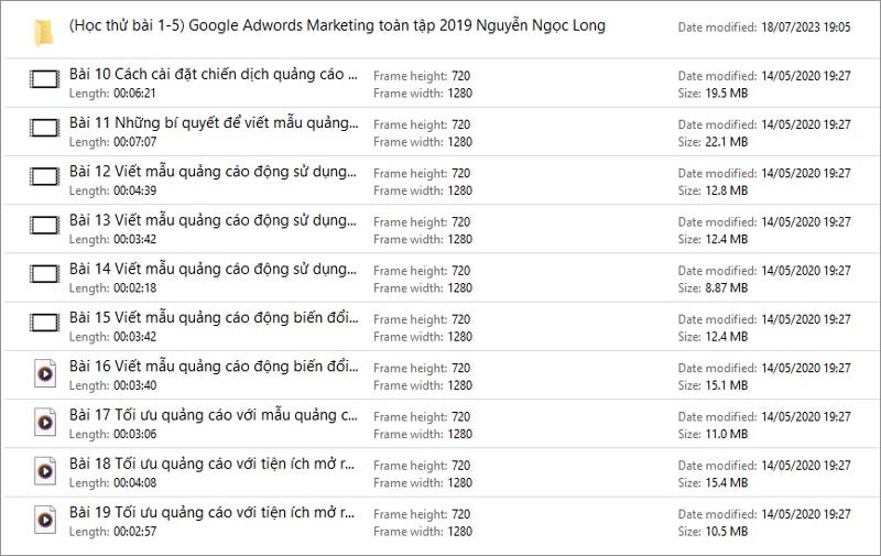 Google Adwords Marketing toàn tập 2019 Nguyễn Ngọc Long